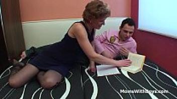 Mature adores teen students.