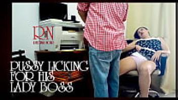 Office dominance, Femdom, Lady Boss, and Employee Pussylick Would you like to be my employee? Hidden camera in office C2.