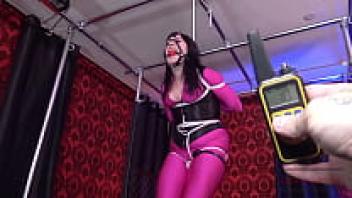 Tied and edged with shock collars.